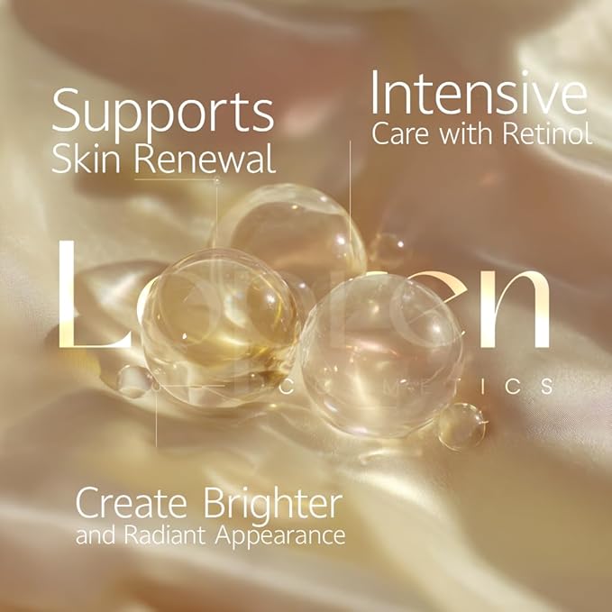 Retinol Facial Oil – Advanced Anti-Aging & Skin Renewal Treatment, Hydrating & Firming Serum with Retinol, Squalane & Jojoba Oil – 1 Fl Oz