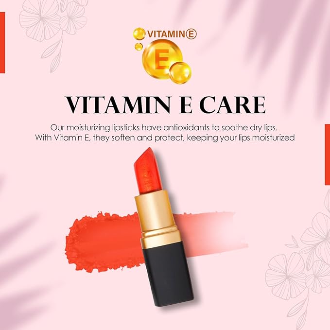 Vera Moore Cosmetics Soft Creme Lipstick - with Maximum Hydration & Moisture, Long Lasting Light Weight Opaque Color & Staying Power - Won't Feather or Fade - Fragrance & Paraben Free (Diva Orange)