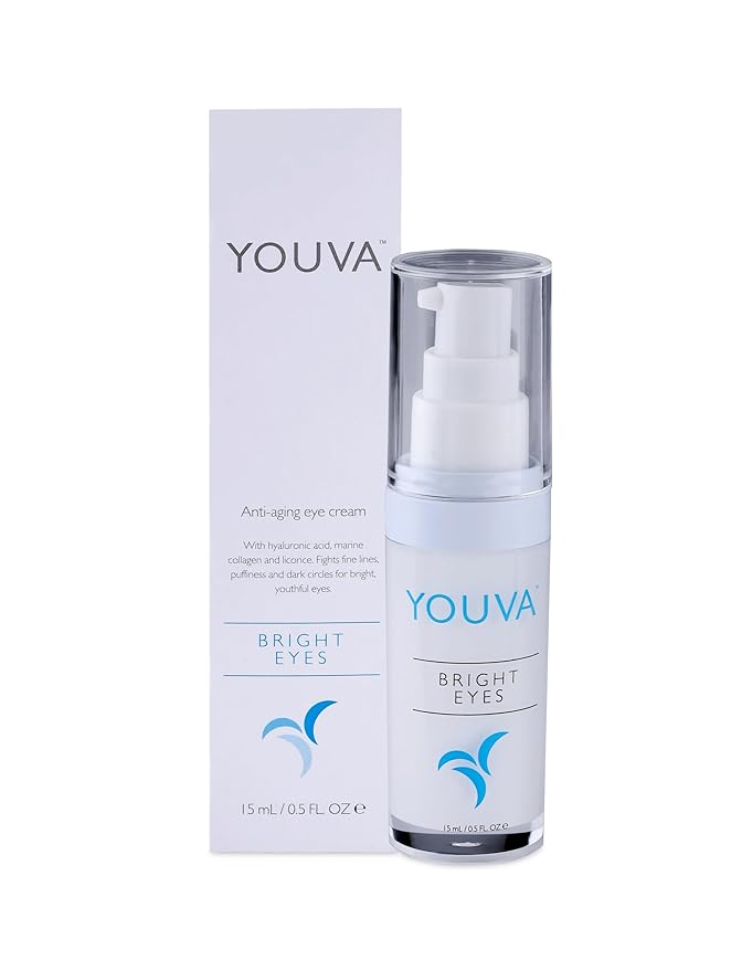 Hyaluronic Acid Anti-Aging Eye Cream - 15ml | Under Eye Cream | Marine Extracts | Bearberry and Licorice Root for Dark Circles | Eye Cream | Wrinkles and Reduce Puffiness | Fragrance-Free