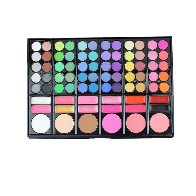 Pro Makeup Gift Set All In One Makeup Palette Cosmetic Contouring Kit 78 Colors Eyeshadow Palette with Blush, Face Powder and Lip Gloss #3 - Ideal Gift for Holiday