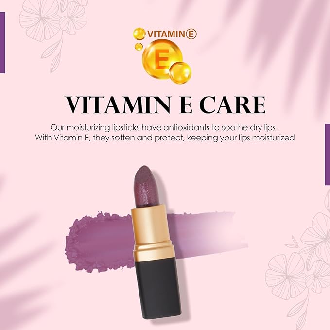 Vera Moore Creme Lipstick, Long Lasting, Lightweight, Moisturizing Opaque Color with Staying Power, Fragrance, and Paraben Free Cosmetics Soft Lipstick (Woodberry)