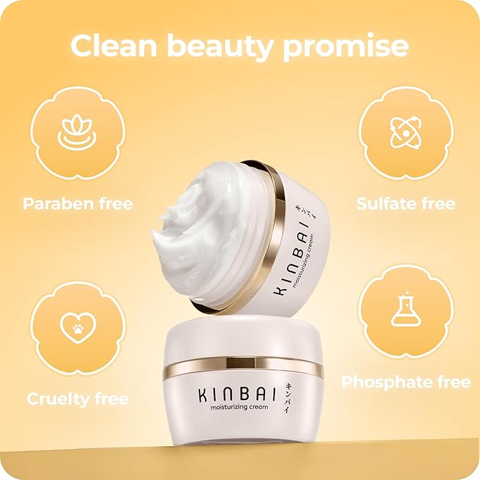 Face Cream Moisturizer for Women, Facial Lotion for Dry Skin, Hydrating Face Moisturizer, Moisturizing Collagen Peptide Cream, Fragrance Free, Japanese Skin Care, Made in Japan, 1.7 Fl.Oz