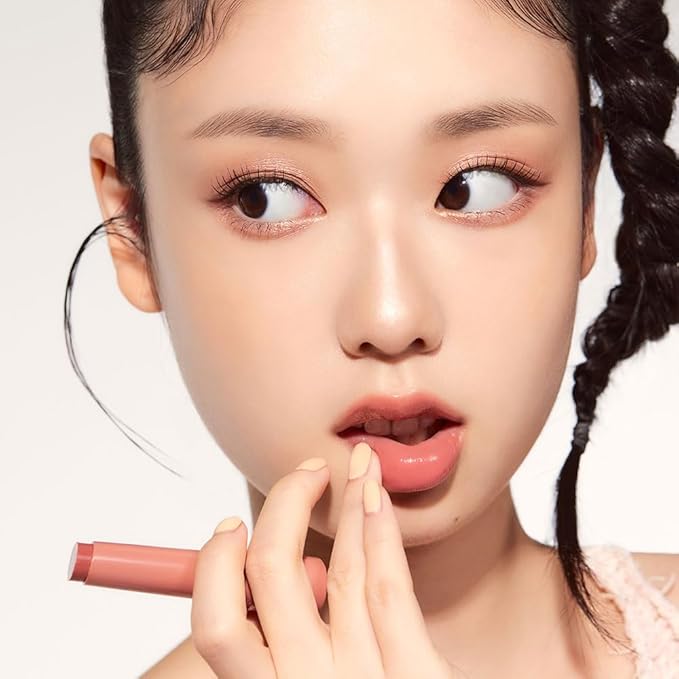ETUDE Ginger Sugar Melting Balm Stick 02 Soft Mauve | Tinted Moisturizing Lip balm | Natural Ingredients Hydrate Ginger, Sugar, Shea Butter Moisturizing Relaxing Effect | K-Beauty