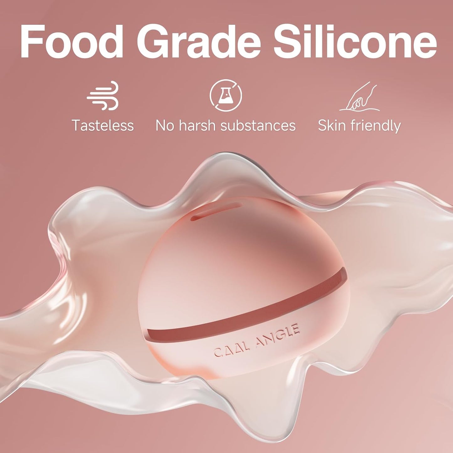 Makeup Sponge Holder Silicone Beauty Sponge Holder Makeup Blender Case for Travel 2 in 1 Stand Storage For Quick Drying Khaki