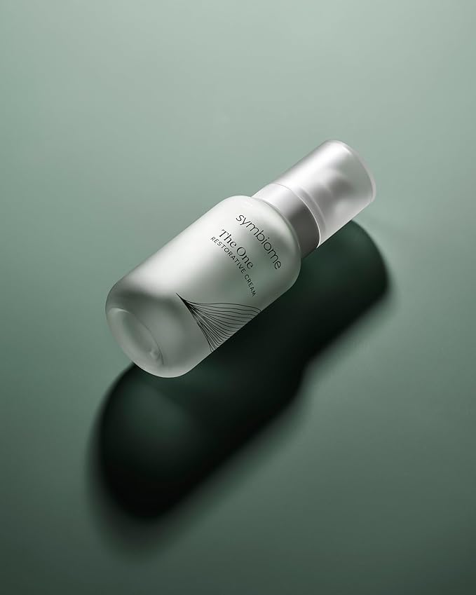 symbiome The One Restorative Cream Face Moisturizer, Anti Aging Face Cream for Smooth & Hydrated Glow, Rich & Luxurious Facial Skin Care Product, Hypoallergenic, No Fragrance, Cruelty Free, 1.7oz