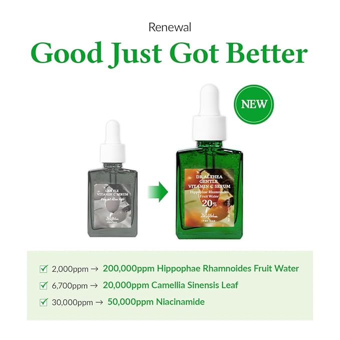 Dr.Althea Gentle Vitamin C Serum | Benefits Skin Tone and Pigmentation | Gentle on Skin For Even Skin Tone | Korean Vegan Skin Care for All Skin Types (Gentle Vitamin C)