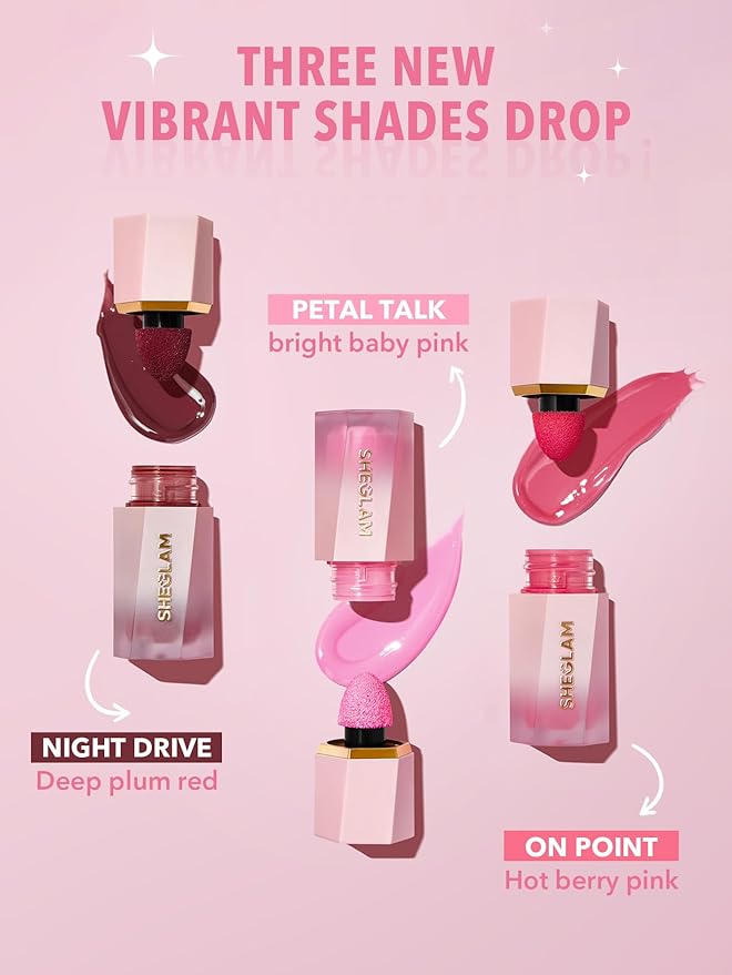 SHEGLAM Color Bloom Liquid Blush Makeup for Cheeks Matte Finish - Night Drive