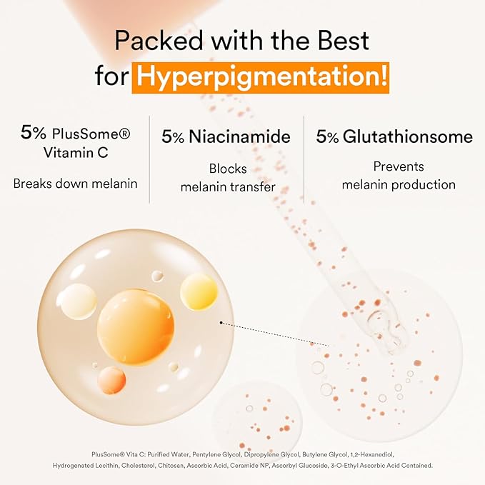 Abib Glutathiosome Dark Spot Serum Vita drop 1.69 fl.oz. | Korean Skincare, Dark Spot, Hyperpigmentation Treatment | Serum for Sensitive, Uneven Skin