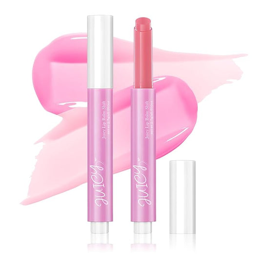 DAGEDA Tinted Lip Balm, Moisturizing Magic Color Changing Lipstick, Soothing Hydrating Lip Balm Tinted, Glossy Lip Plump Gloss Butter Balm, Lightweight, Non-Greasy, 01