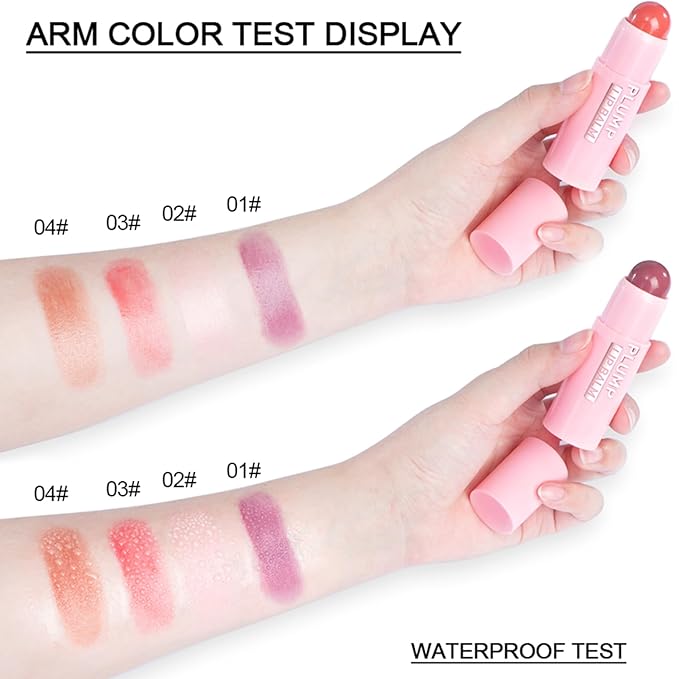 Color Lip Balm Hydrating, Tinted Lip Balm for Women, Lip Lightening Balm for Dark Lips, Lip Balm For Dry Cracked Lips, Moisturizing Plumping Lip Balm, Lip Treatment for Very Dry Lips, 4.8G