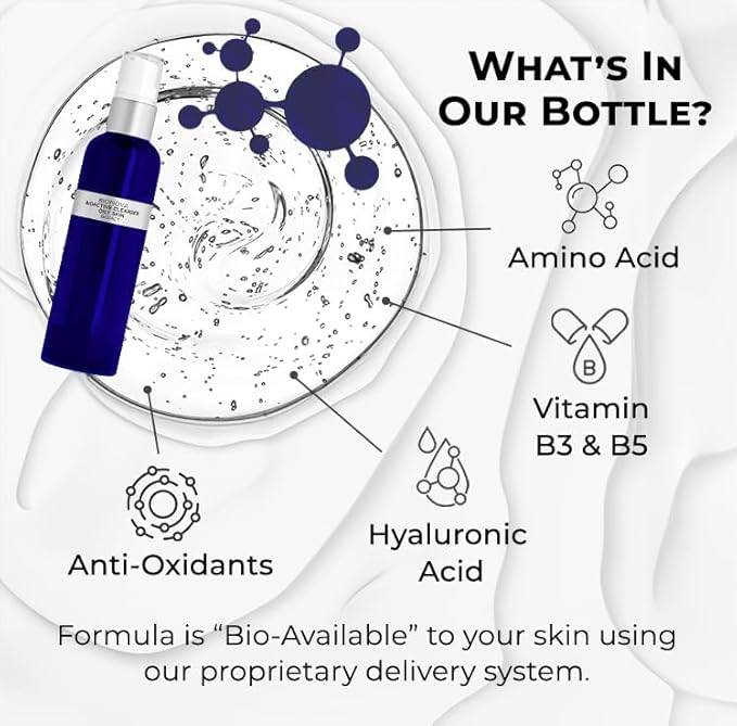 Bioactive Cleanser Oily Skin - Non-Foaming Facial Cleanser Provides a Gentle Deep Clean and Eliminates Excess Oil Face Wash (4.5 fl oz)