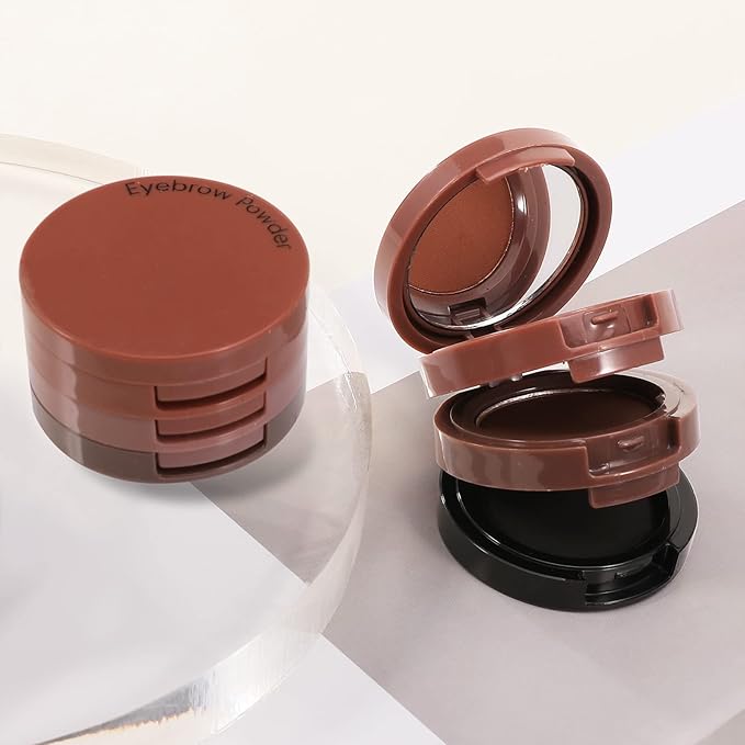 Boobeen 3 Color Eyebrow Powder Palette, Waterproof Eyebrow Makeup, Brow Definer to Shape Perfect Brow