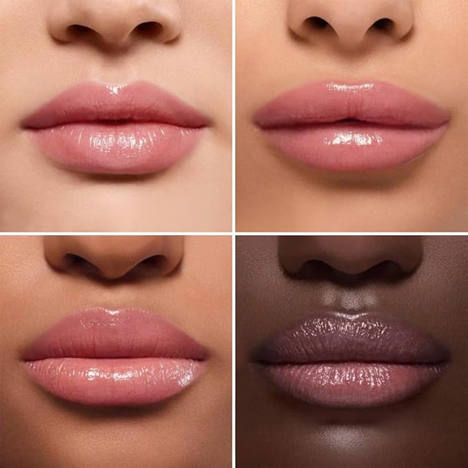 2PCS Honey Tinted Lips Balm Lipstick - Sheer Hydrating Lipstick for All Skin Tones - Moisturizing Lip Balm, Nourishing Lip Balm – Bálsamo Labial Hidratante con Color,Natural Cherry Black & Pink