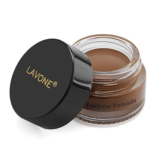 Eyebrow Pomade - Waterproof Brow Pomade for Long-lasting Results,Smudge Proof and Sweat Resistant Formula,Natural Eyebrow Makeup for All Skin Types and Tones - Soft Brown