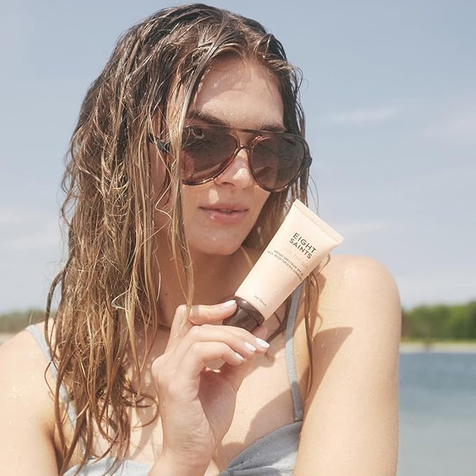 Eight Saints Chase the Sun Broad Spectrum SPF (30) Face Moisturizing Sunscreen, Natural and Organic Mineral-Base Sun Protection Daily Face Moisturizer, 2 Ounces, New Formula