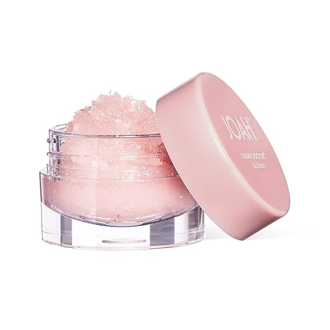 JOAH Sugar Doctor Lip Scrub, Hydrating & Exfoliating with Shea Butter for Soft Smooth Lips, Korean Beauty Skincare, Vegan and Cruelty-Free, .32 Ounces
