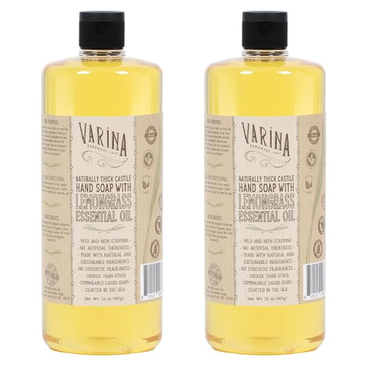 Liquid Soap - Liquid Organic Castile Soap Lemongrass - 32oz