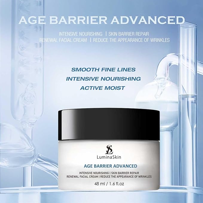 Age Barrier Advanced Cream - Fix & Renewal Facial Cream - Hydrating Face Moisturizer, Anti Aging & Skin Barrier Repair Face Cream