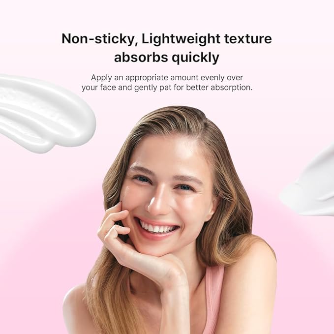 Hanskin Real Complexion Hyaluronic Moisture Cream,Hyaluronic Acid Moisturizer with Niacinamide Vitamin E Moisturizing Lotion for Sensitive and Dry Skin Korean Skincare 1.69 fl.oz.