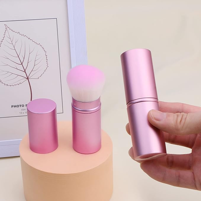 UNIMEIX Makeup Brush Sunscreen Applicator Retractable Kabuki Blush Brush Foundation Brush for Liquid Makeup, Bronzer, Cream or Powder