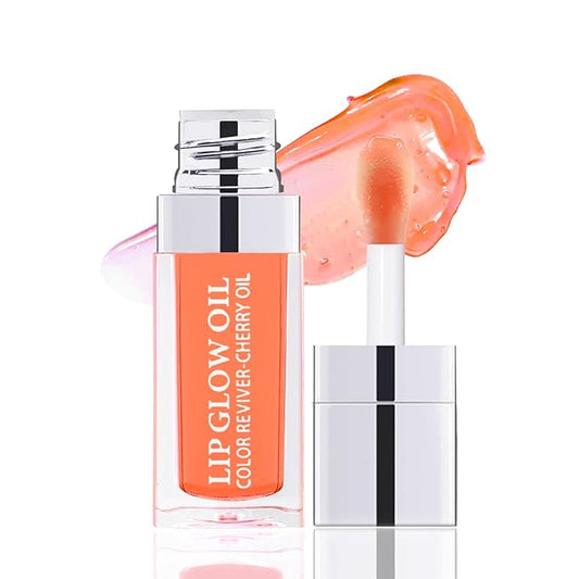 Boobeen Hydrating Lip Oil, Clear Lip Gloss Plumper, Lip Balm for Dry Cracked Lips,Long Lasting Lip Moisturizer Oil for Smoother Lip