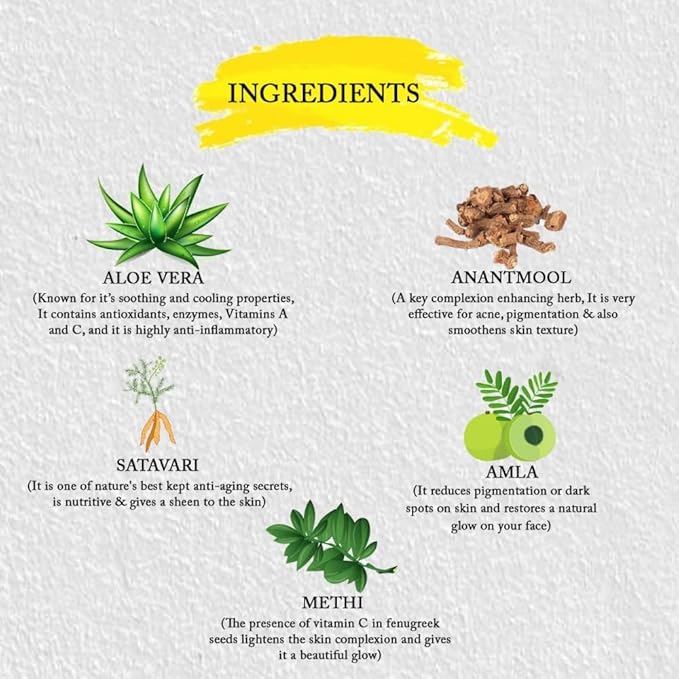 Roots & Herbs Ayurvedic Natural Treatment 100% Vegan No Paraben Lavang Rehydrating Skin Moisturizer Elixir for Men- 50 ML