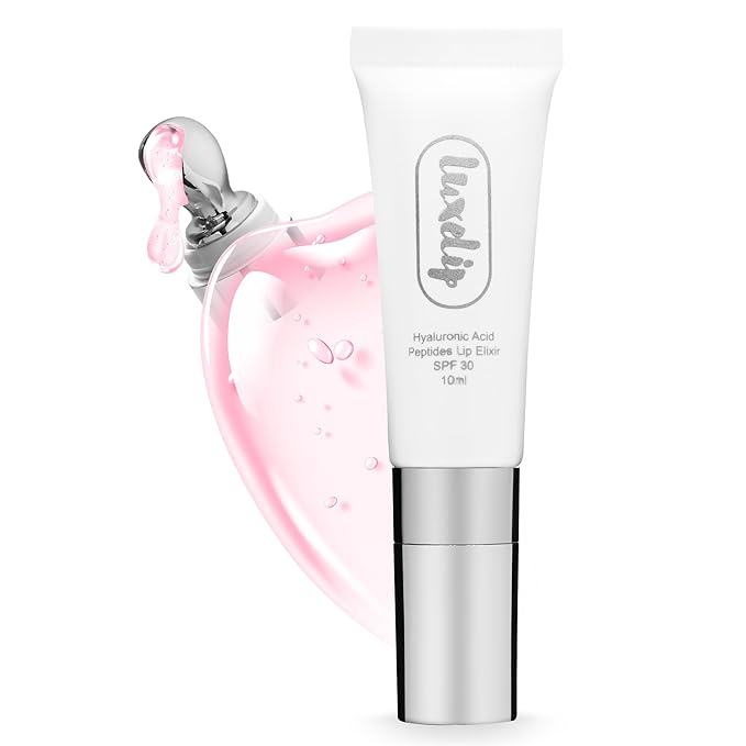 Tinted Lip Balm Elixir – Hydrating Vegan Lip Care with Sheer Color & Moisturizing Glow – Non-Sticky Nourishing Lip Treatment for Soft, Smooth Lips (Raspberry 10ml)