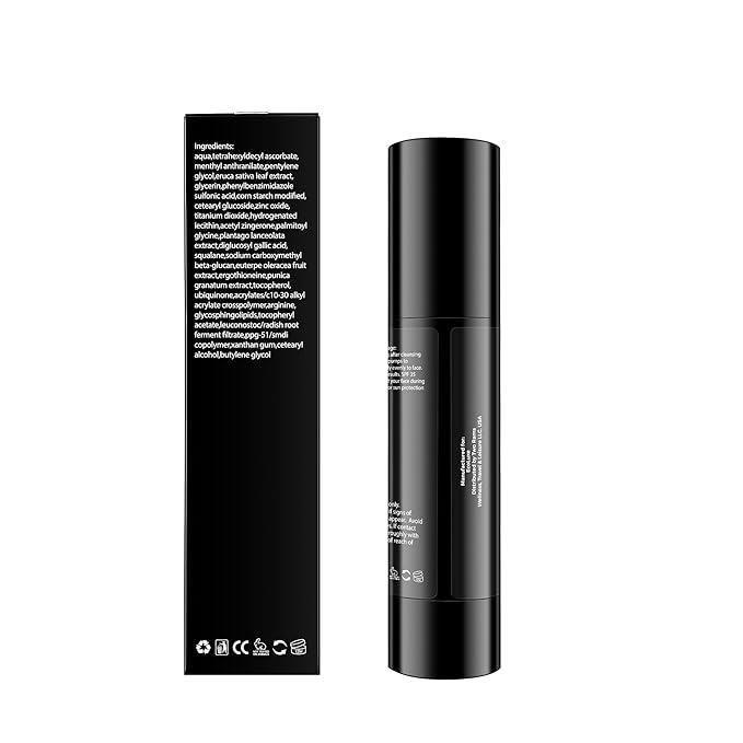 Vitamin C Serum with SPF 35 – Daily Defense Antioxidant Face Serum for Brightening, Anti-Aging & Sun Protection – Smooth, Even Tone