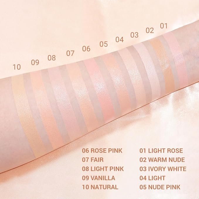 evpct Pink under Eye Corrector Brightener Concealers for Older Women Dark Circles, under Eye Cream Pot Concealer Full Coverage Peach Color Corrector Makeup, Nourishing Waterproof, Nude Pink