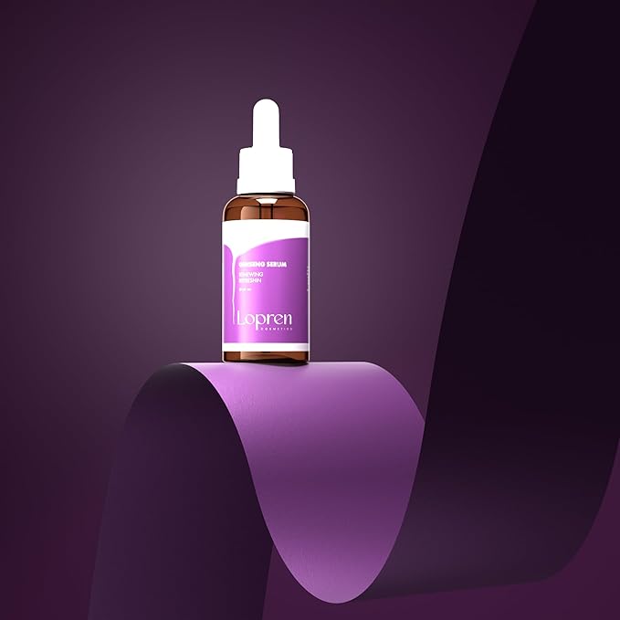 Ginseng Serum, Skin Renewing & Hydrating Facial Serum, High-Potency Ginseng & Peptides for Anti-Aging, Wrinkle Care & Skin Radiance, Paraben-Free & Fragrance-Free, 1 Fl Oz