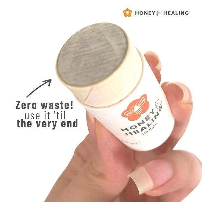Lip Balm Moisturizer with Manuka Honey 15+ UMF, Coconut Oil, and Castor Oil For Chapped, Cracked, Dry Lips | Protects, Smoothes, and Nourishes your Lips | 0.25 oz / 7 gr. (Soft Rose)