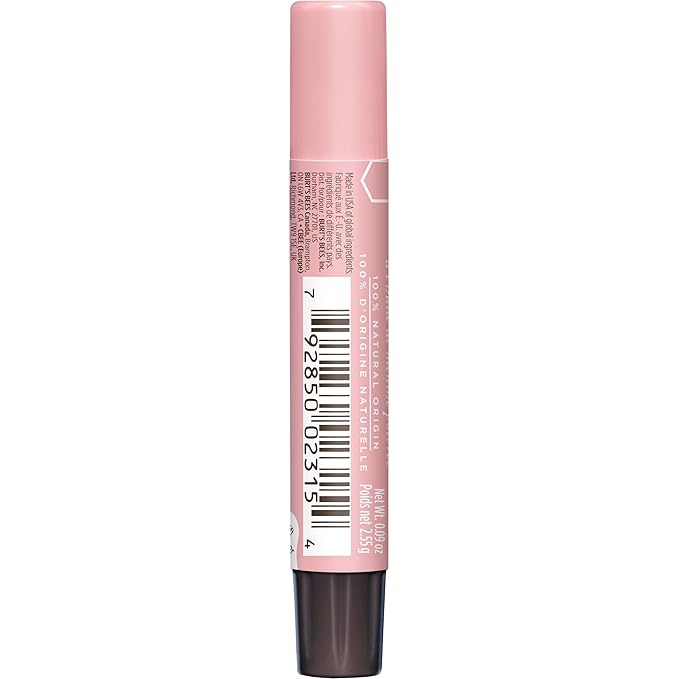 Burt's Bees Shimmer Lip Tint Set, Tinted Lip Balm Stick, Moisturizing for All Day Hydration with Natural Origin Glowy Pigmented Finish & Buildable Color, Grapefruit (4-Pack)