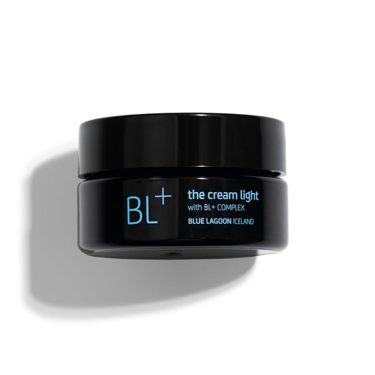 Blue Lagoon - BL+ The Cream Light Gel Moisturizer | Sustainable, Bioactive Luxury Skincare (Full Size, .5 oz | 15 ml)