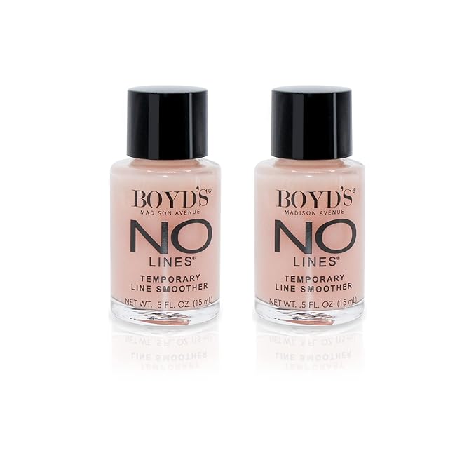 Boyd's Renoir No Lines Temporary Wrinkle Remover- For Forehead, Eyes, Lips, 0.5 fl oz (2-Pack)