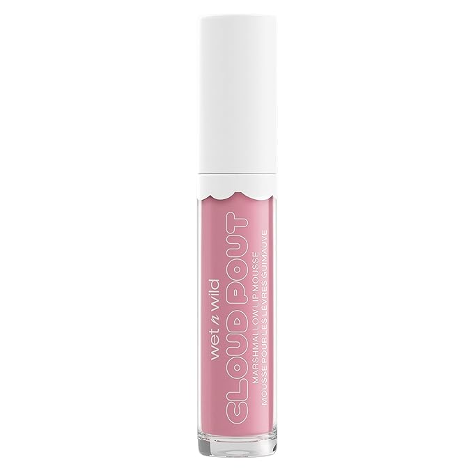 Liquid Lipstick By Wet n Wild Cloud Pout Marshmallow, Light Pink Cloud Chaser | Matte Lip Cream Mousse | Argan Oil | Vitamin E (Pack of 3)