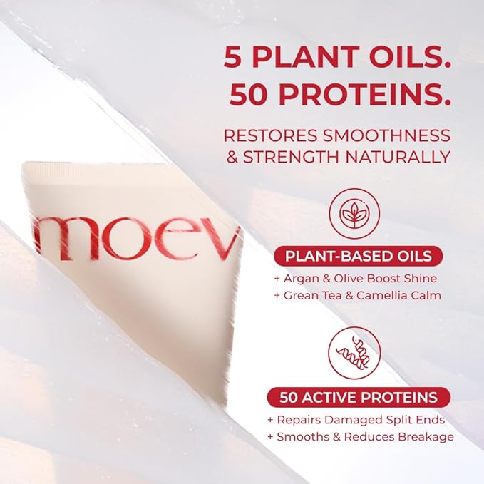 MOEV ANNURCATIN Hair Treatment Mask, Korean Wash-Off Hair Care Mask Apple Deep Damage Conditioner Sulfate-Free with Thickening Moisturizing for Damaged Thin Dry Hair, 6.76 fl.oz. (Apple & Freesia)