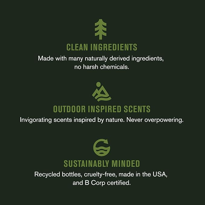 Every Man Jack Hydrating Mens Body Wash - Cleanse, Nourish, and Hydrate Skin with Naturally Derived Ingredients - Paraben Free - Amber + Sandalwood, Pacific Cypress and Coastal Moss - 3pk