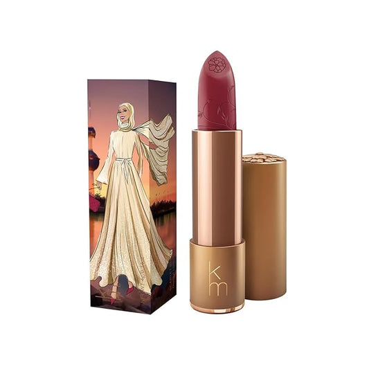 Karen Murrell - Natural Lip Stick - 11 Scarlet Blaze - Dark Red Lipstick - Matte Finish, 100% Natural Ingredients, Moisturizes & Hydrates Lips - Paraben & Cruelty Free