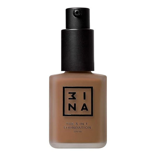 3INA The 3-In-1 Foundation 223 - Vegan Formula - Combination Of Primer, Concealer And Foundation - Medium Coverage - Natural Finish - Perfect For Covering Lines And Blemishes - Long Lasting - 1.01 Oz