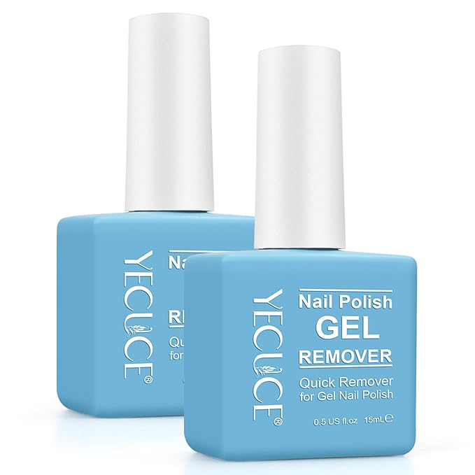 Gel Nail Polish Remover, 2Pack Nail Polish Remover Tool, Professional Remover Gels at Home, No Need Soaking or Wrapping