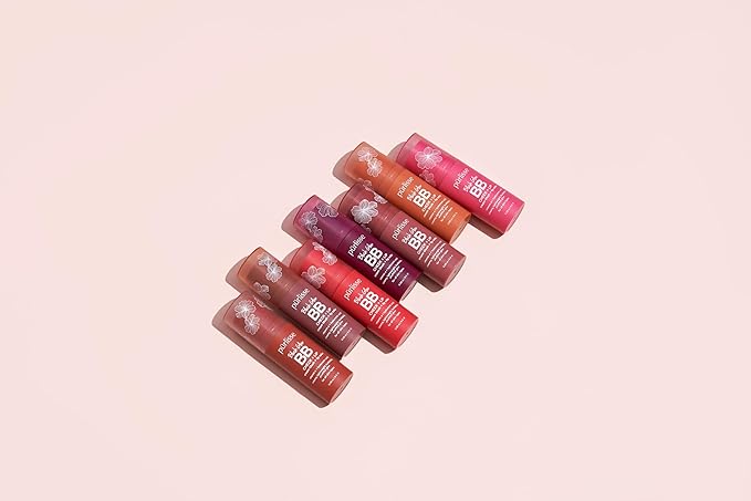 pürlisse Blush Glow Lip and Cheek Tint - Blush Stick for Cheeks and Lips with Vitamin E & Hyaluronic Acid - Hydrating & Buildable 2-in-1 Cream Blush Stick - Berry Bliss ( .28 oz)