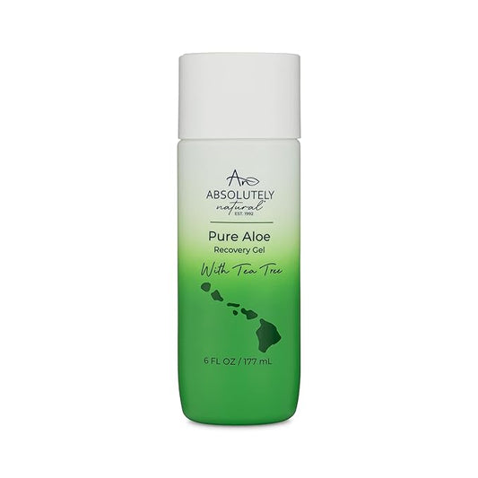 100% Pure Aloe Vera Cooling Gel - Lotion for Sunburn Relief & Rashes - Premium Sun Care with Vitamin E, Eucalyptus - 6 oz