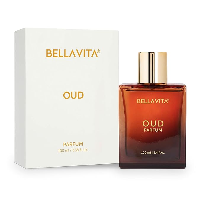 BellaVita Luxury Oud Unisex Perfume (3.4 fl.oz) | Premium Men & Women Parfum Fragrance | Warm Vanilla Perfume Oil | Long-Lasting & Warm Woody Arabic Parfum | Vegan & Cruelty-Free