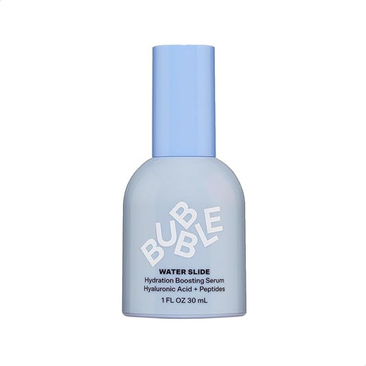 Bubble Skincare Water Slide Hyaluronic Acid Serum - Hydrating Face Serum for Skin Barrier Repair - Helps Reduce Signs of Redness & Revitalizes Dryness - Suitable for All Skin Types (30ml)