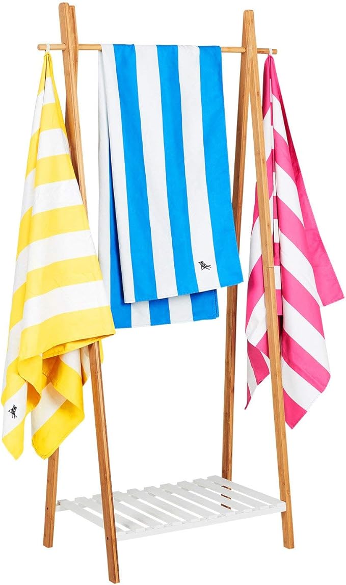 Dock & Bay Quick Drying Towel - for Sports & Gym - Compact, Lightweight - 100% Recycled - Includes Bag - Cabana - Set of 6, Extra Large (200x90cm, 78x35)