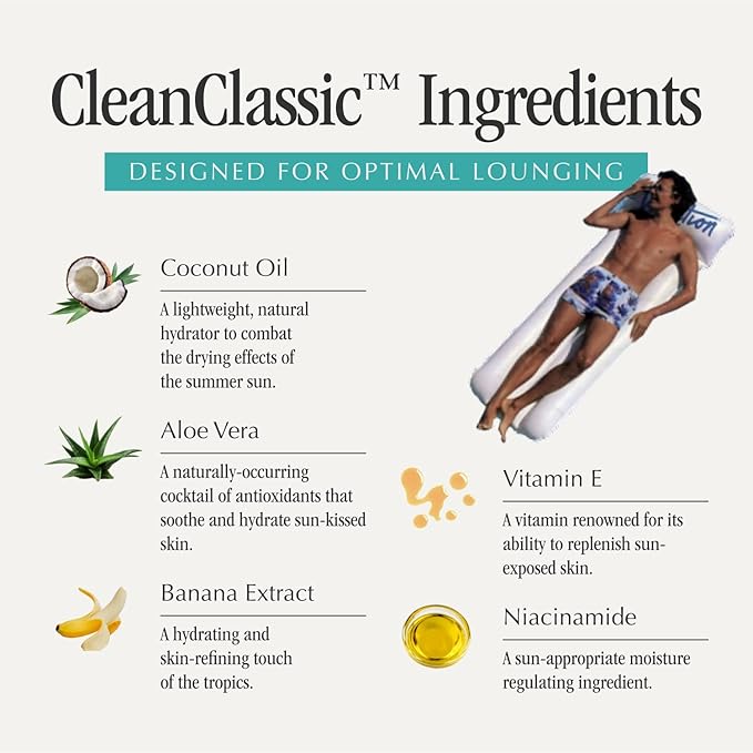 Vacation Classic Sunscreen Lotion SPF 30, Water-Resistant, Lightweight, Transparent on All Skin Tones, Dermatologist-Tested, Vegan, Travel Size, 3.4 Fl. Oz. (Value Pack of 3)