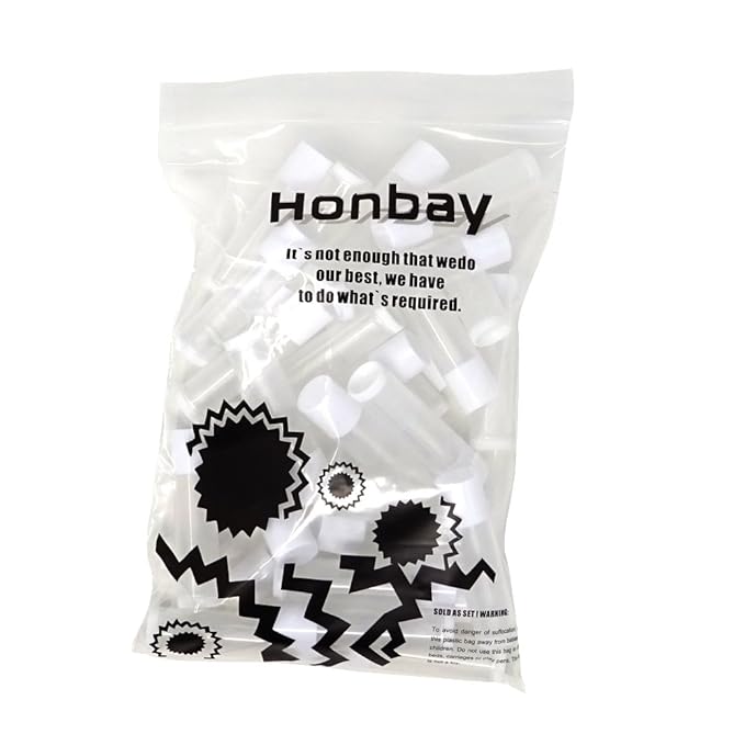 Honbay 30PCS 5g Clear Empty Lip Balm Containers Empty Tubes
