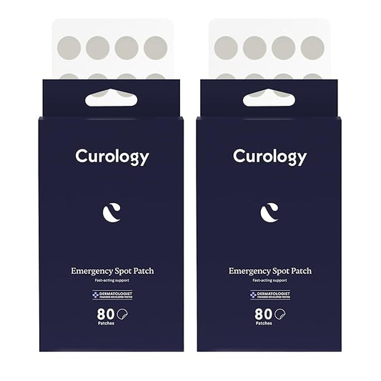 Curology Emergency Spot Pimple Patches for Face, Hydrocolloid Pimple Patches Fast-Acting, 160 Count