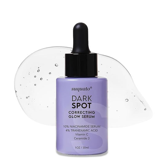 Dark Spot Correcting Glow Serum: Melasma Hyperpigmentation Treatment for Face with Tranexamic Acid Niacinamide - Vitamin C Serum and Dark Spot Remover For Face