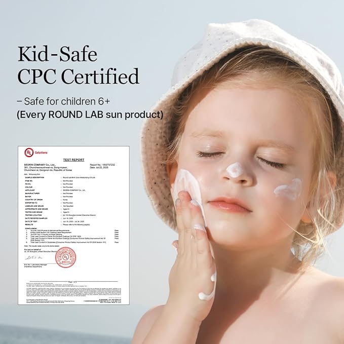 ROUND LAB Birch Juice Moisturizing UV LOCK SPF 45 | NBC No1 SPF, Glow Sunscreen for Daily Skincare, Non-toxic, UV Protection, Lightweight, Oil-Free, Organic, Korean Sunscreen (1.69 Fl Oz)